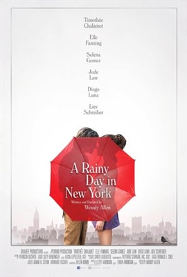 A Rainy Day in New York Metal Framed Poster