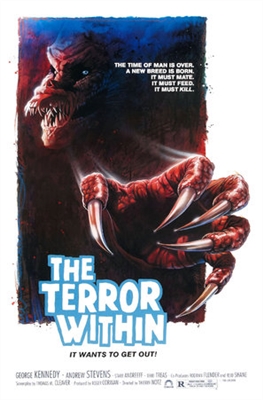 The Terror Within Wooden Framed Poster