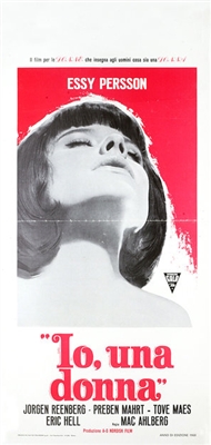 Jag - en kvinna Metal Framed Poster