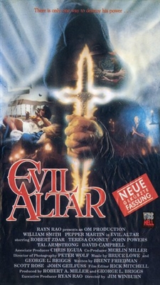 Evil Altar Metal Framed Poster