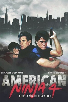 American Ninja 4: The Annihilation Poster with Hanger