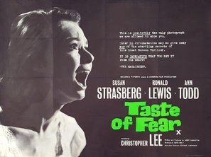 Taste of Fear Canvas Poster