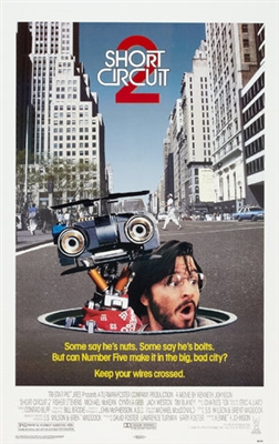 Short Circuit 2 Poster with Hanger