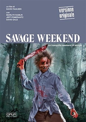 Savage Weekend Wooden Framed Poster