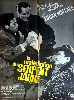 Der Fluch der gelben Schlange Poster with Hanger