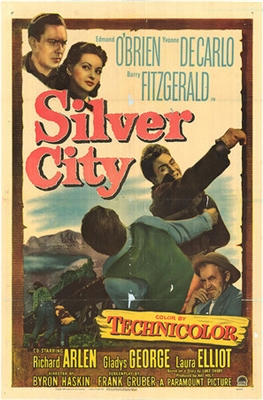 Silver City Wooden Framed Poster