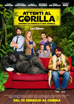 Attenti al gorilla Canvas Poster