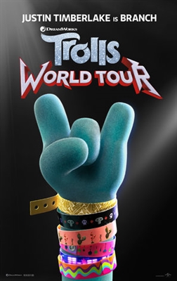 Trolls World Tour Wooden Framed Poster