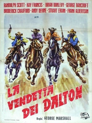 When the Daltons Rode Canvas Poster
