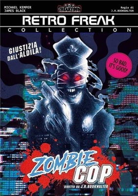 Zombie Cop Canvas Poster