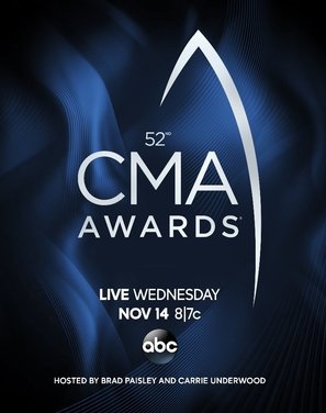 52nd Annual CMA Awards Canvas Poster