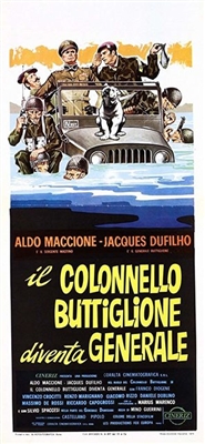 Il colonnello Buttiglione diventa generale  Wooden Framed Poster