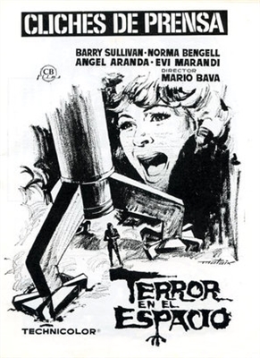 Terrore nello spazio Canvas Poster