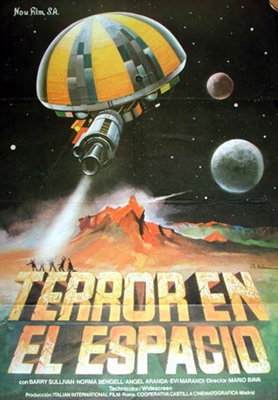 Terrore nello spazio Wooden Framed Poster