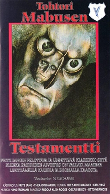 Das Testament des Dr. Mabuse Canvas Poster