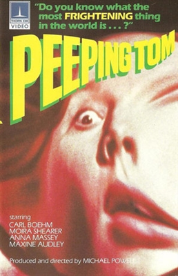 Peeping Tom Wooden Framed Poster