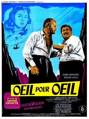 Oeil pour oeil Metal Framed Poster