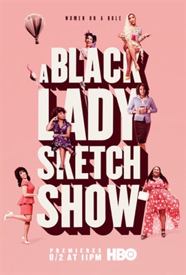A Black Lady Sketch Show Poster with Hanger