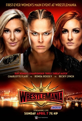 WrestleMania 35 Metal Framed Poster