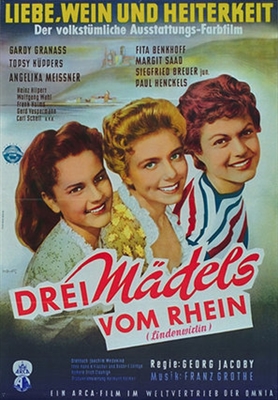 Drei Mädels vom Rhein Canvas Poster