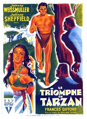 Tarzan Triumphs Metal Framed Poster