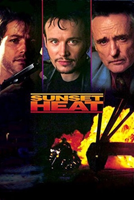 Sunset Heat Poster with Hanger