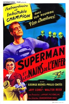 Superman and the Mole Men Metal Framed Poster