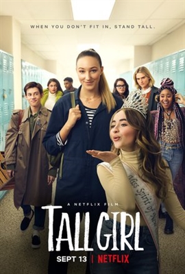 Tall Girl Poster with Hanger
