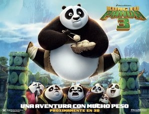 Kung Fu Panda 3 Poster with Hanger