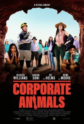 Corporate Animals Wooden Framed Poster