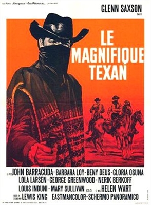 Il magnifico Texano  Canvas Poster