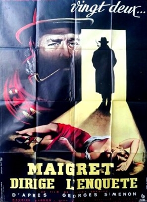 Maigret dirige l&#039;enquête Metal Framed Poster