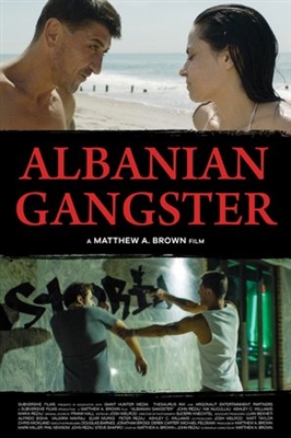 Albanian Gangster Poster with Hanger