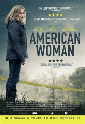 American Woman Poster with Hanger
