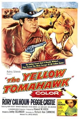 The Yellow Tomahawk Wooden Framed Poster