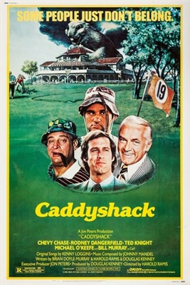 Caddyshack Poster with Hanger