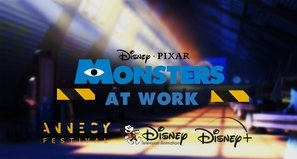 Monsters at Work Wooden Framed Poster