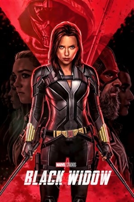 Black Widow Poster with Hanger