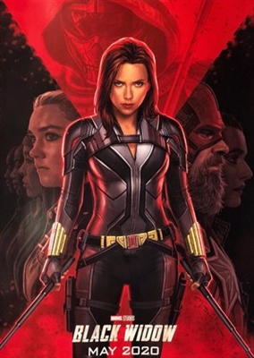 Black Widow Poster with Hanger