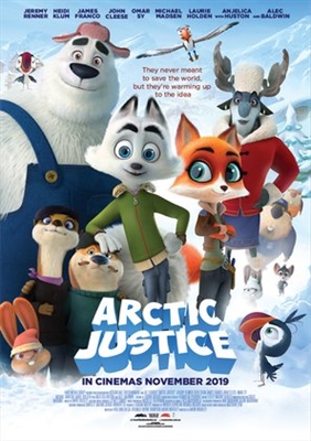 Arctic Justice Poster with Hanger