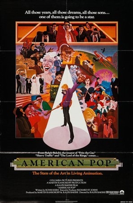 American Pop Metal Framed Poster