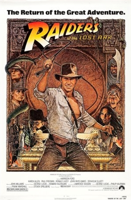 Raiders of the Lost Ark Metal Framed Poster