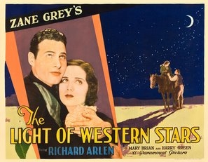The Light of Western Stars Canvas Poster