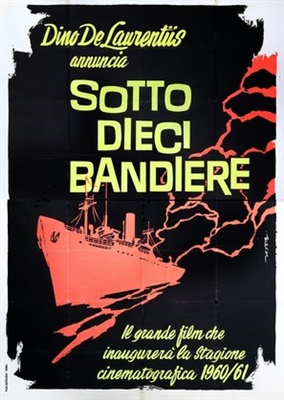 Sotto dieci bandiere Wooden Framed Poster