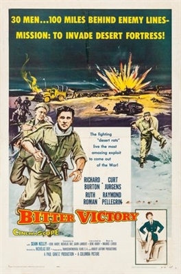 Bitter Victory Wooden Framed Poster