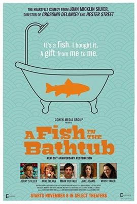 A Fish in the Bathtub Wooden Framed Poster