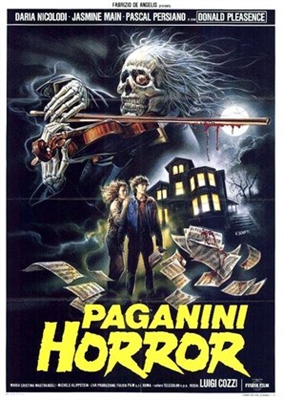 Paganini Horror Metal Framed Poster