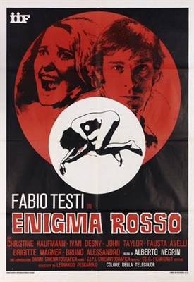 Enigma rosso Poster with Hanger