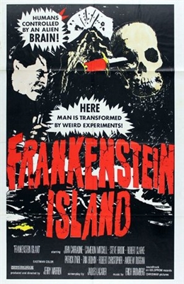 Frankenstein Island Canvas Poster