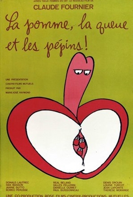 La pomme, la queue et les pepins Poster with Hanger